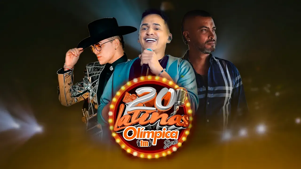 En la foto: Las 20 latinas, Yeison Jiménez, Jorge Celedón, Jhon Alex Castaño.