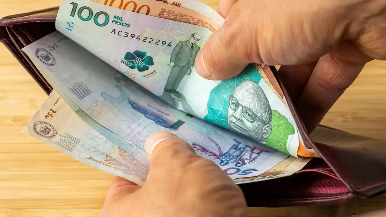 En la foto: dinero colombiano