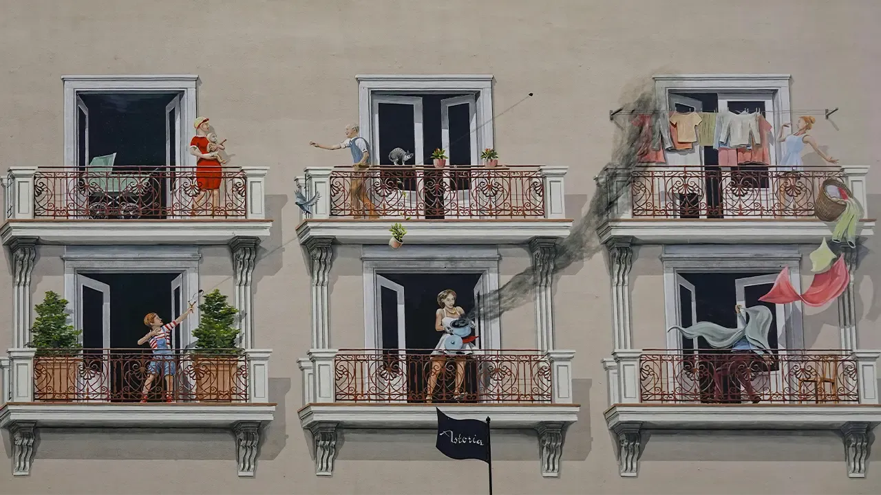 En la foto: Ilustración vecinos
