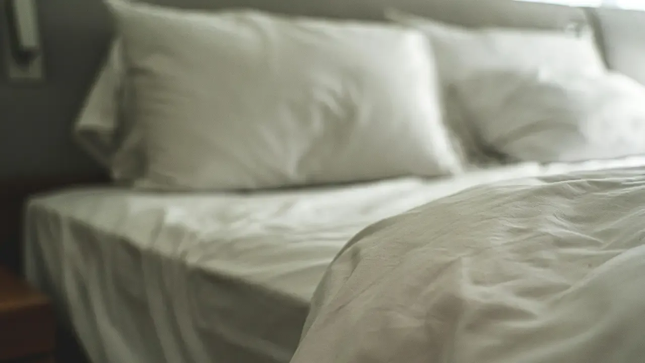 En la foto: Cama blanca