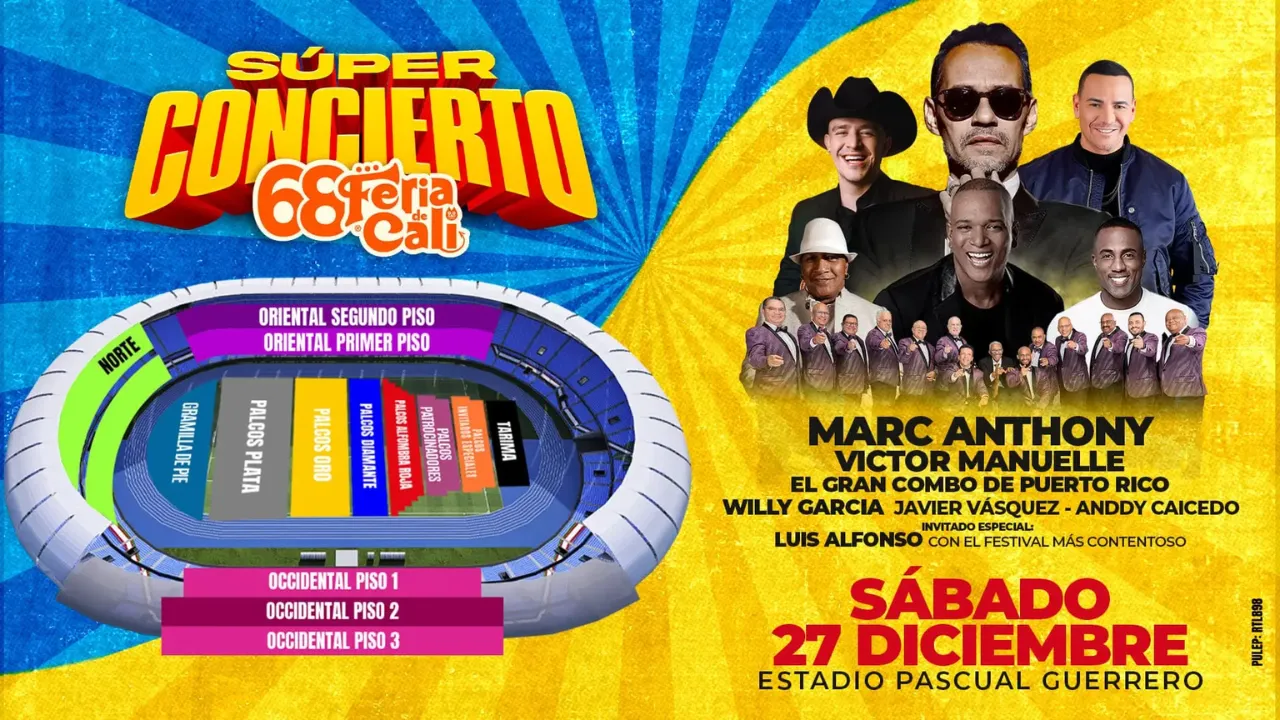 Afiche del Súper Concierto 2025