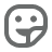 cuadrado con cara sonriente con una esquina doblada.png