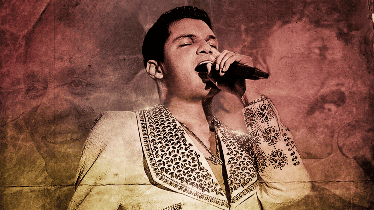 Portada del álbum de Elder Dayán Díaz, "Homenaje de Oro"