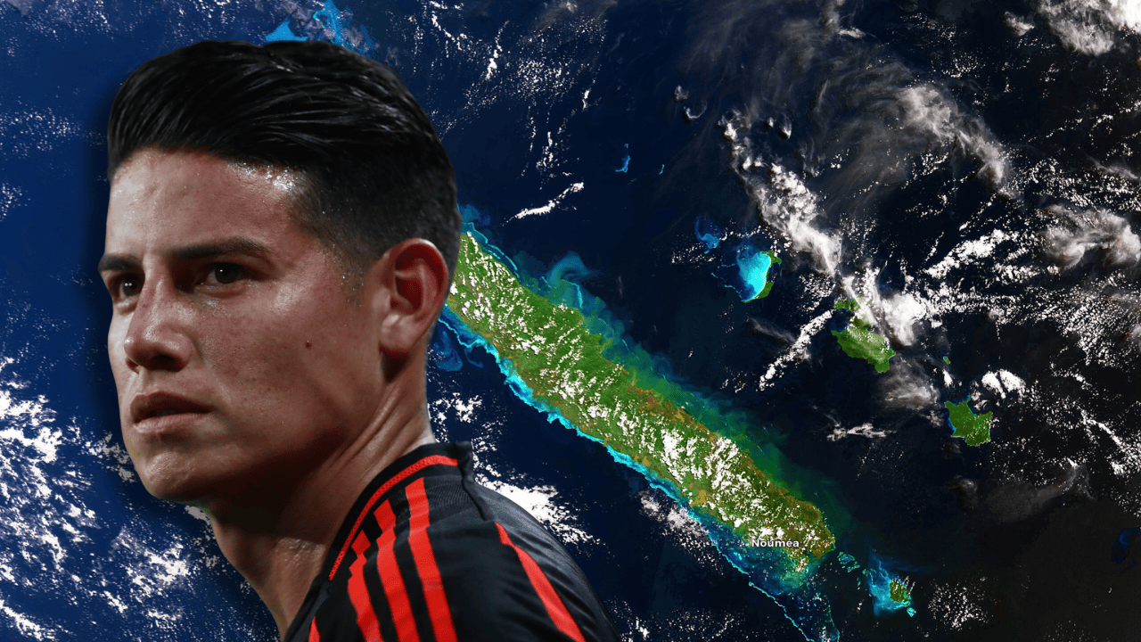 Mapa de Nueva Caledonia