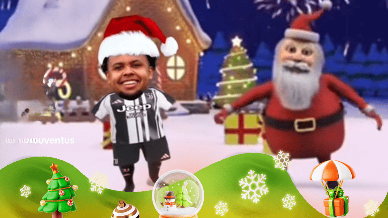Captura de pantalla de video publicado por la Juventus