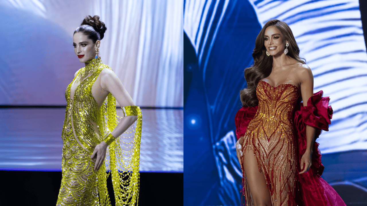 Miss México, Fátima Bosch, y Miss Colombia, Vanessa Pulgarín