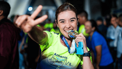 Participante de la Armenia Night Run