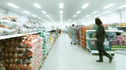 En la foto: Supermercado